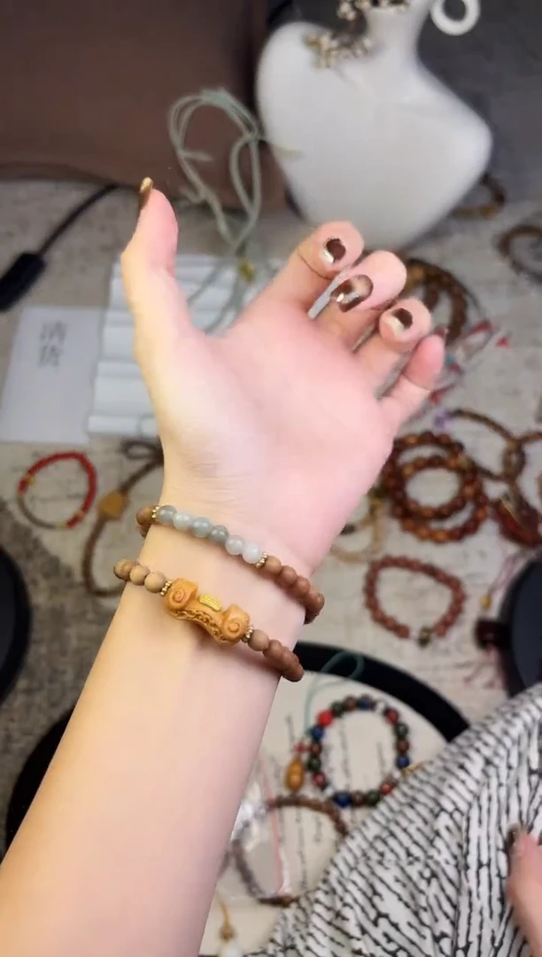 手串非洲紫檀（红花梨）未镶嵌清~货-全场