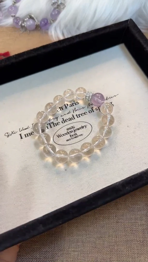 【闪购商品】水晶手链未镶嵌搭紫水LY1264