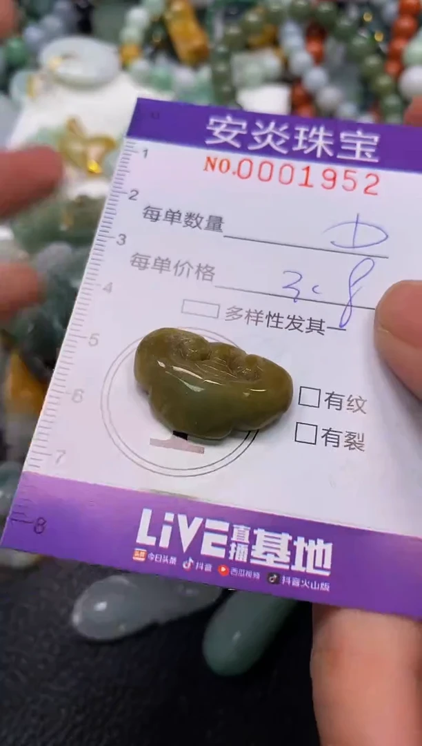 颈饰未镶嵌翡翠闪购0001952