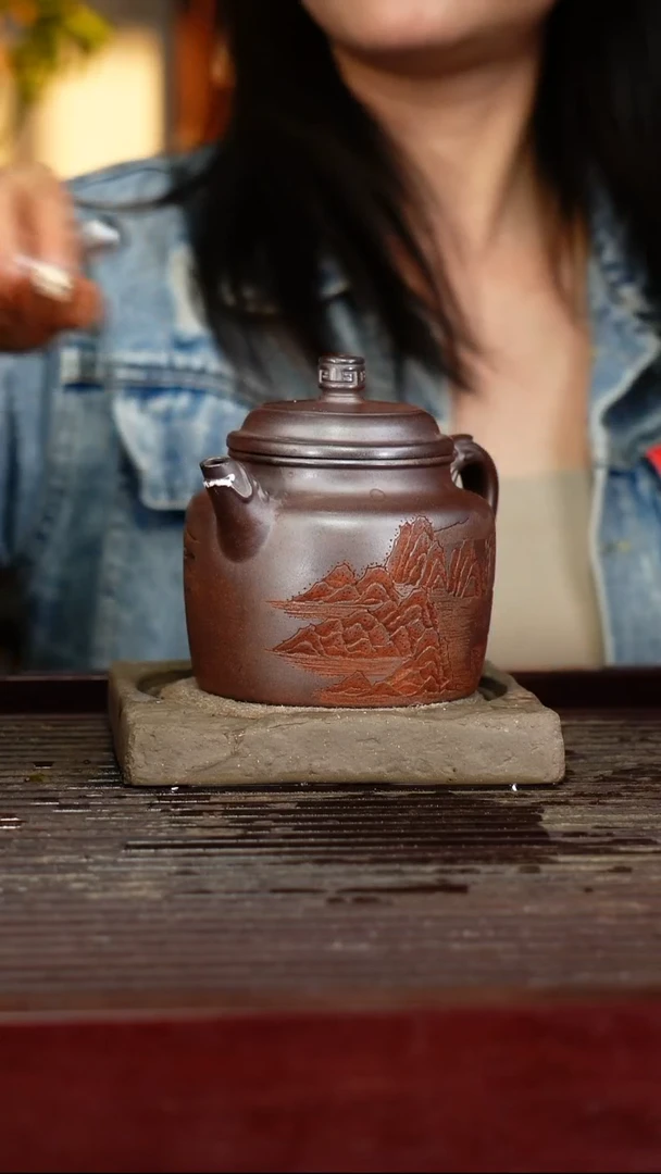 宜兴原矿紫砂壶茶壶宜兴原矿紫砂壶茶壶350C