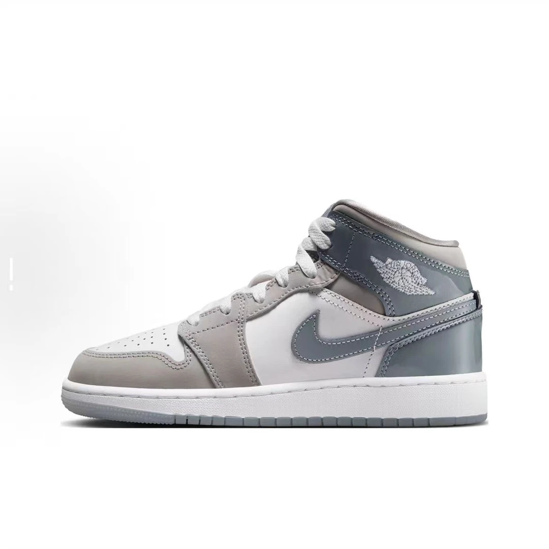 NIKE/耐克Jordan 1 MID SE 舒适防滑耐磨 GS中帮篮球鞋HF3193100