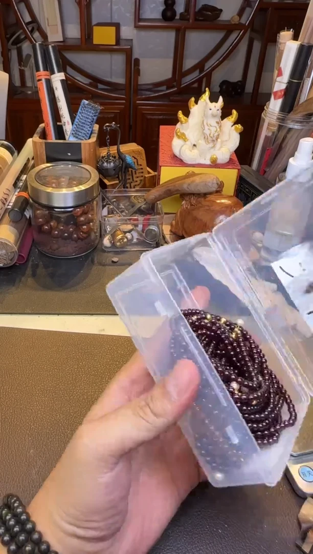 手链未镶嵌石榴石（紫牙乌）石榴石多样性发其一