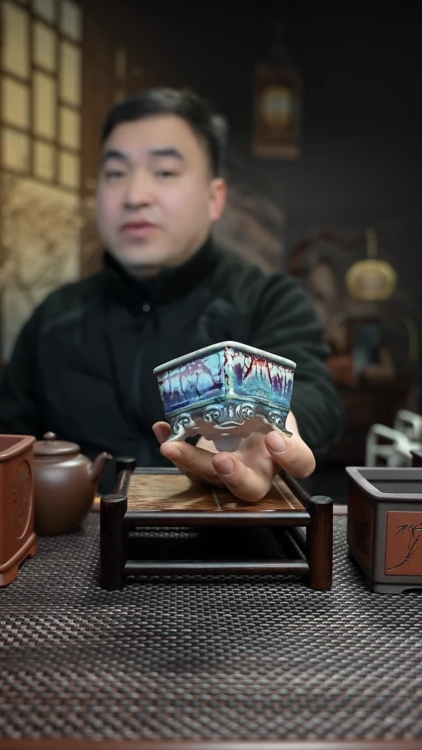 紫砂花盆長木軒精品紫砂