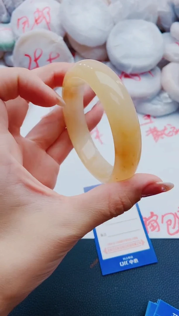 未镶嵌手镯石英质玉J39-59-60