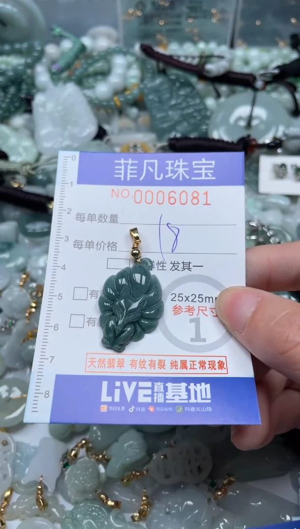 【闪购商品】翡翠颈饰未镶嵌00..6081