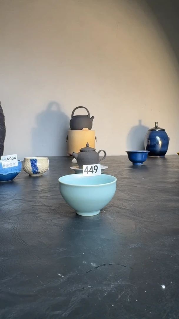 婺州龙窑烧制技艺汝窑杯（449