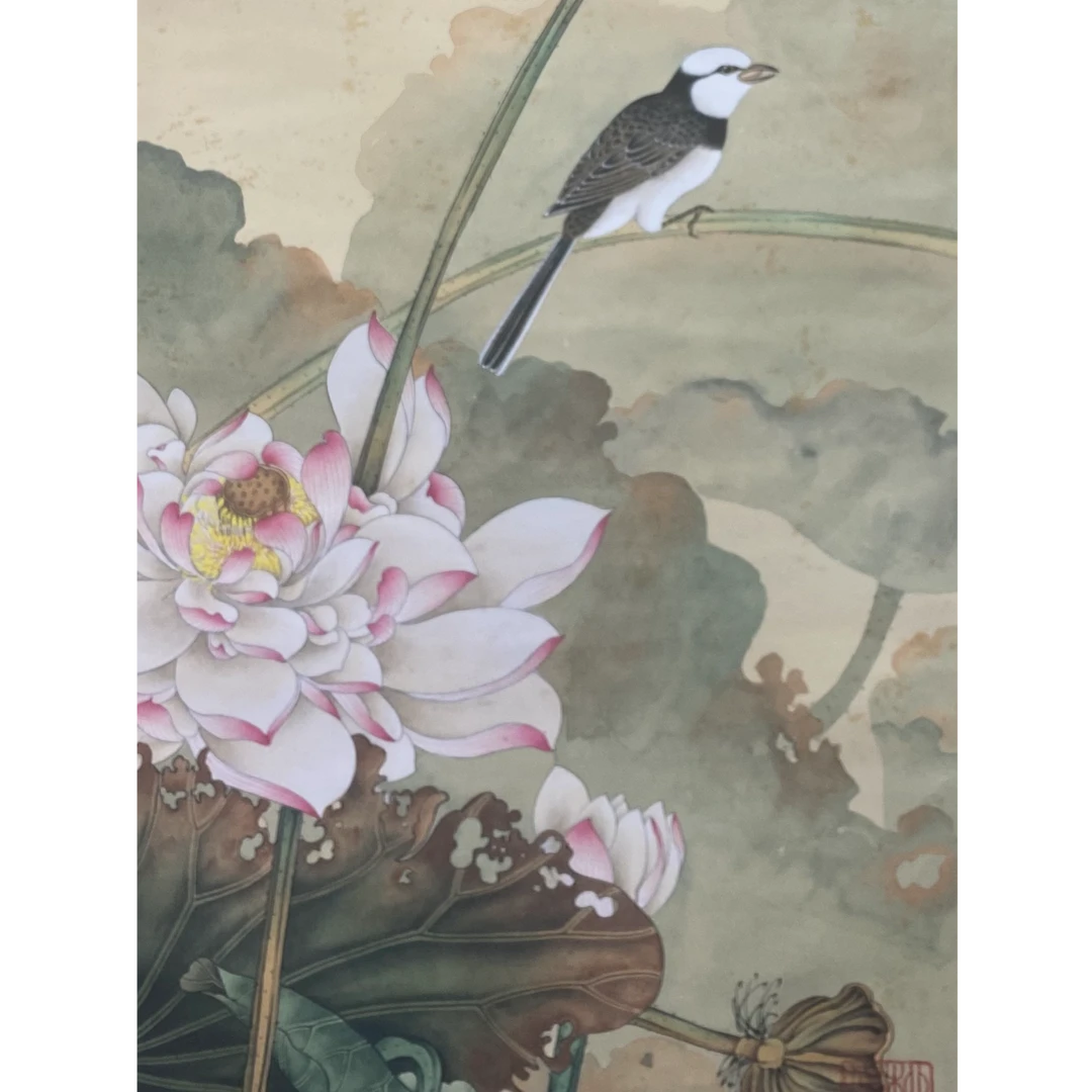 DZ4912 田先生 花鸟 79*32 纸本