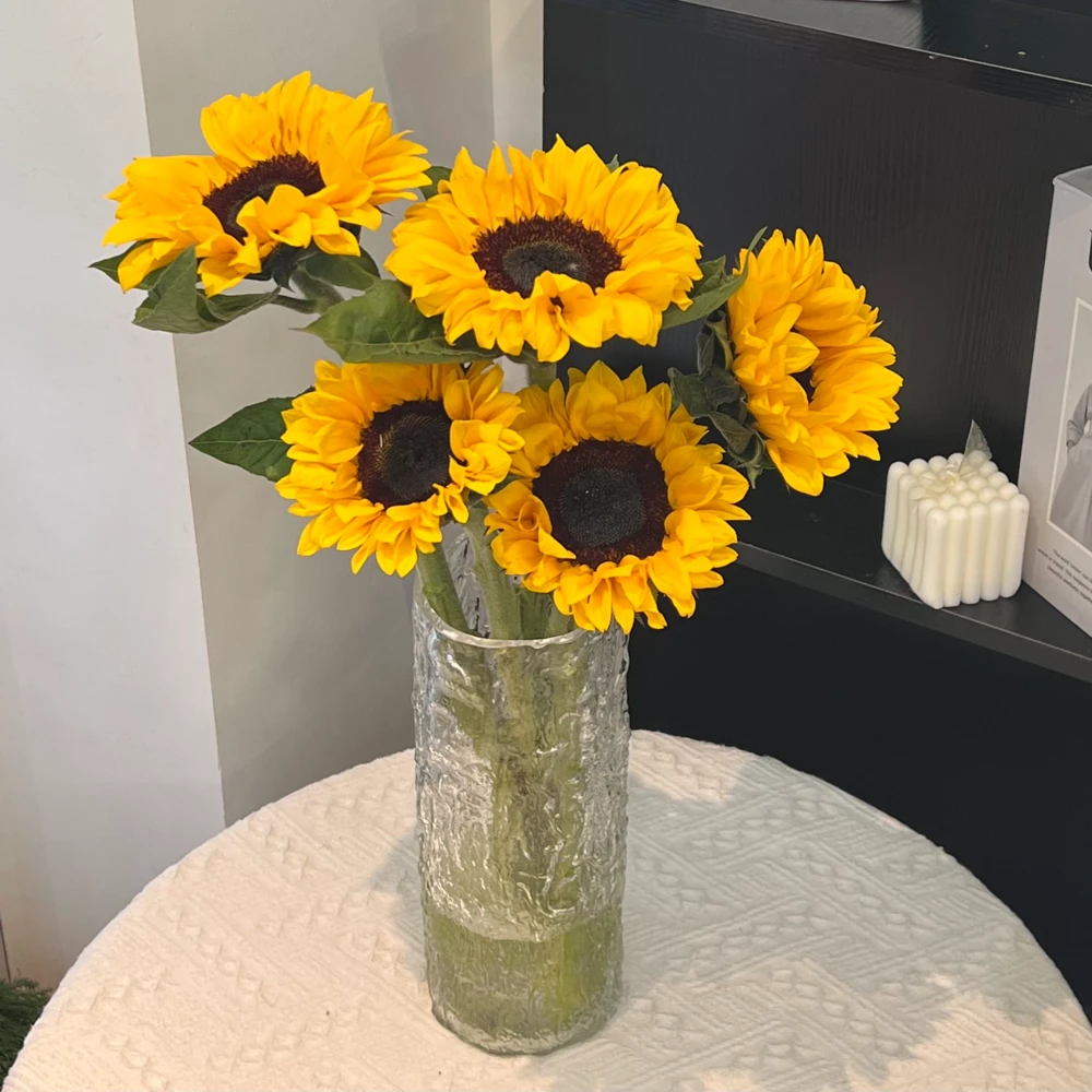 实付58起送不满不送【向日葵】单枝向日葵瓶插花家居花生活鲜花花店送花上门（不含瓶）