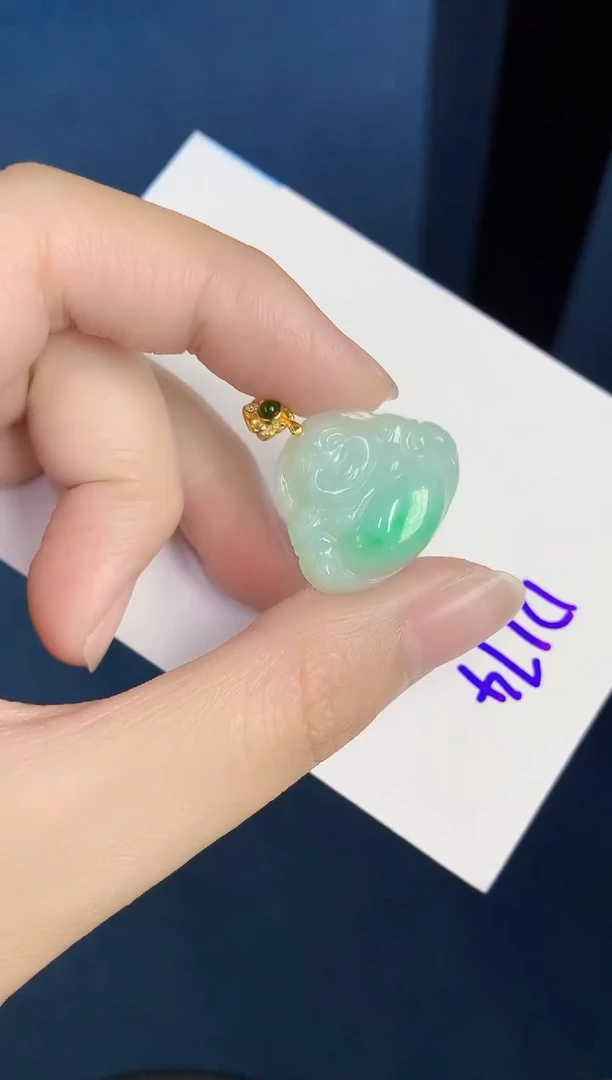 翡翠未镶嵌颈饰天然翡翠緬甸A貨