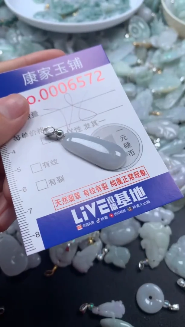 颈饰未镶嵌翡翠6572