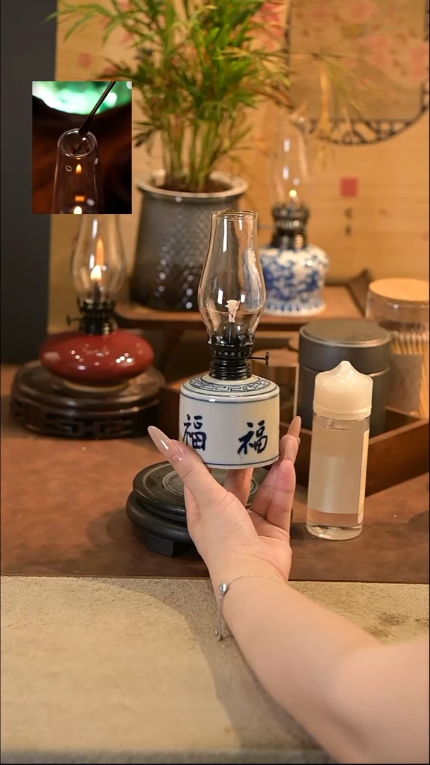 景德镇陶瓷香薰灯摆件