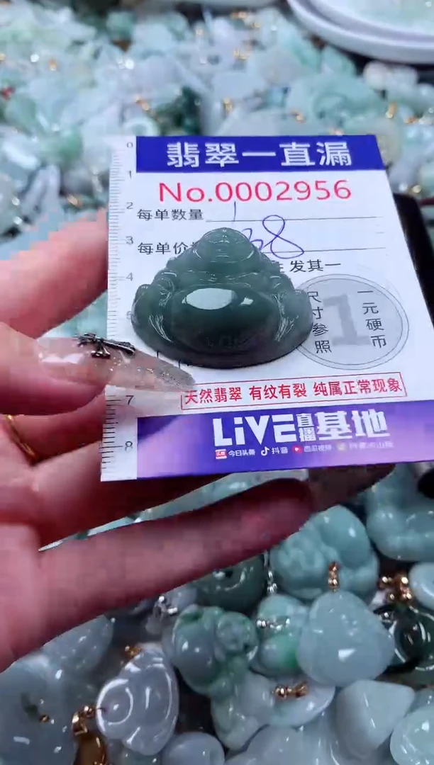 翡翠未镶嵌吊坠(不含链)2956