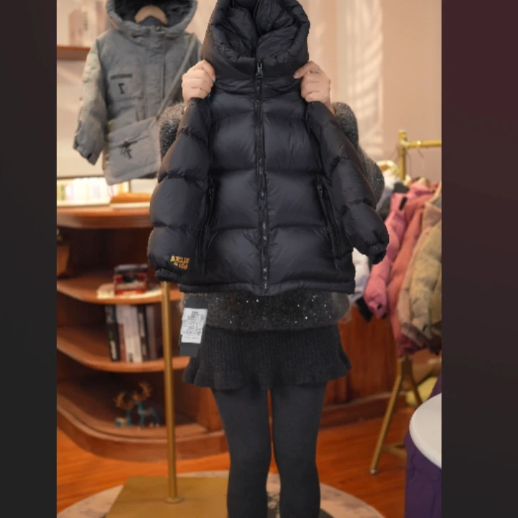 新款黑金防寒服一件过冬加绒加厚宝宝男童女童时尚韩版外套