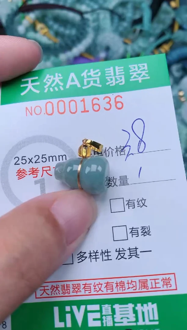 翡翠未镶嵌颈饰.0001636