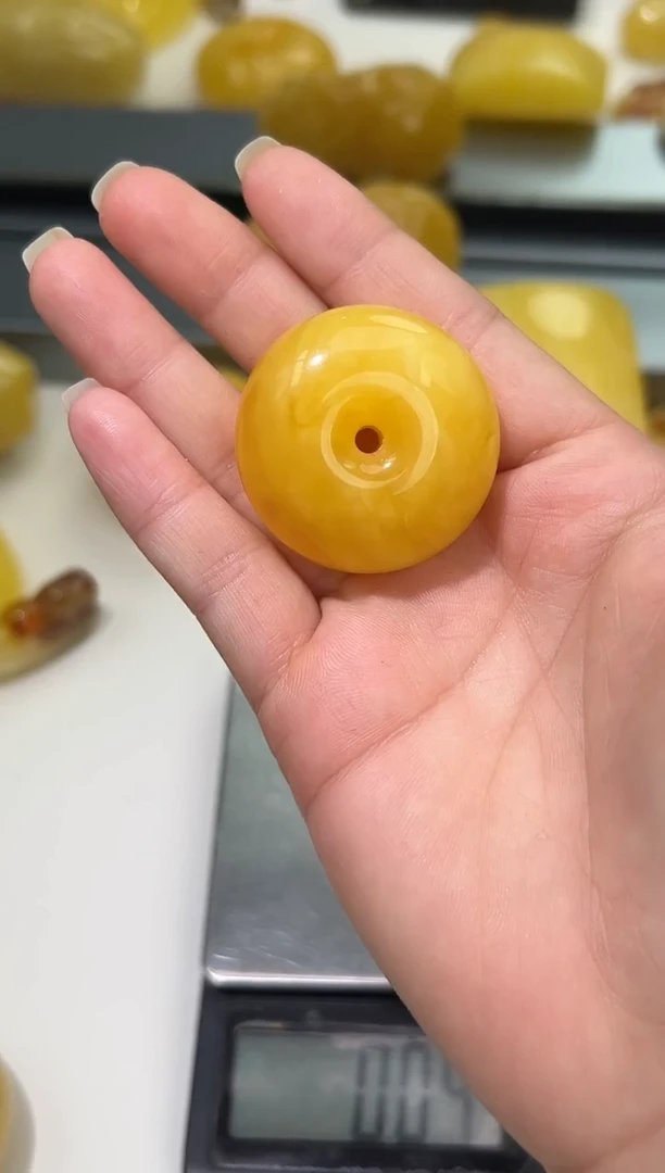 裸石琥珀未镶嵌琥珀蜜蜡吊坠