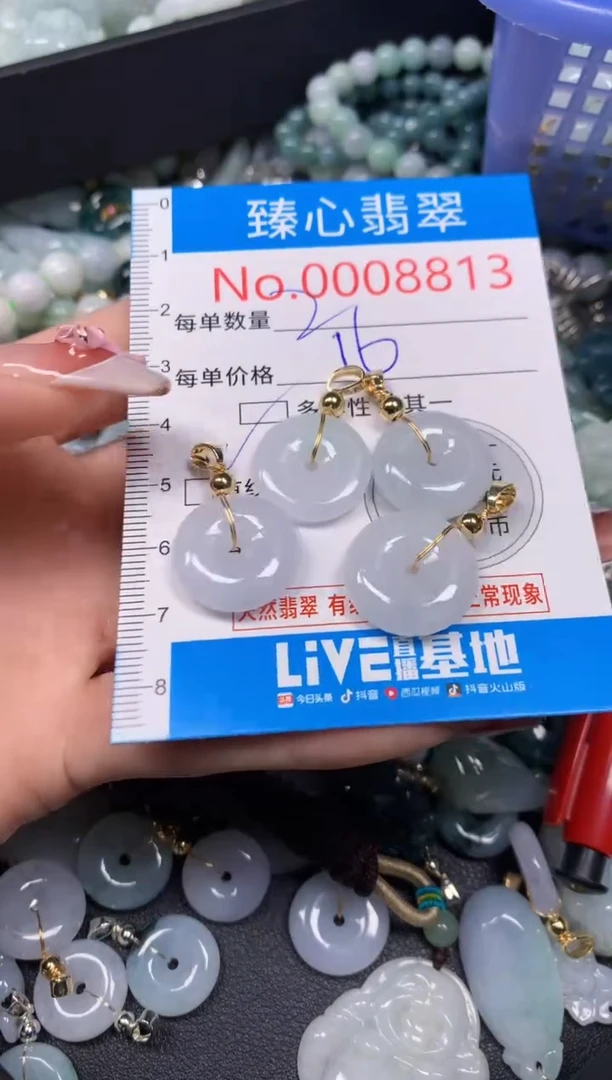 【闪购商品】翡翠颈饰未镶嵌含绳0008813