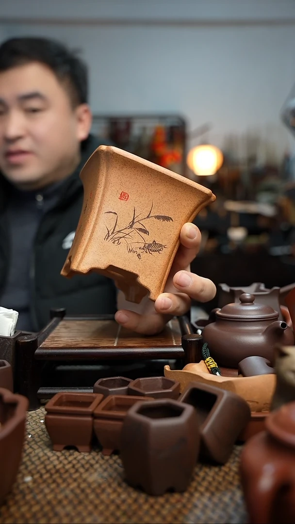 紫砂花盆稳**兄長木軒精品紫砂