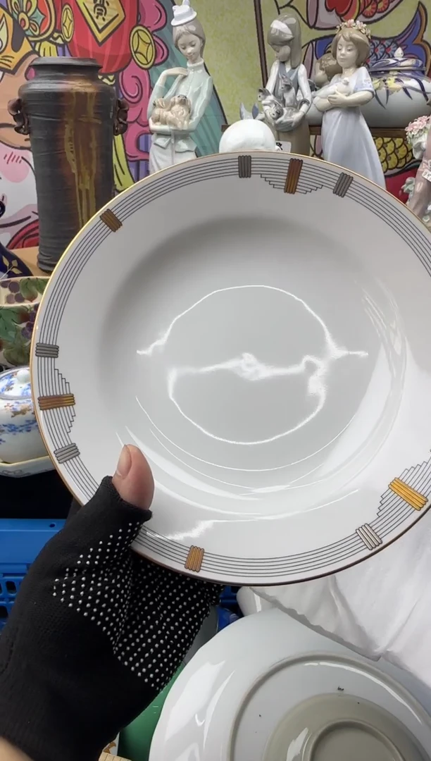 瓷片陶瓷Dior迪奥全新全品草帽盘