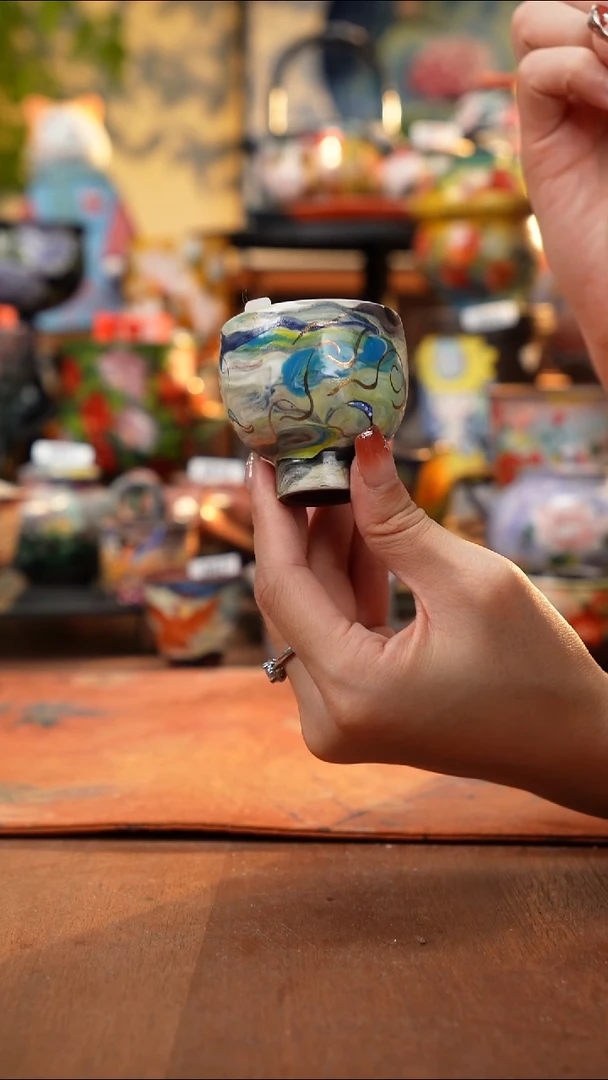 瓷片景德镇手工手绘679