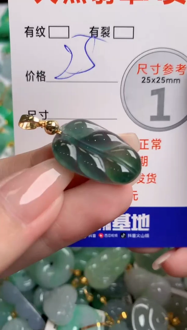 翡翠未镶嵌颈饰24000125