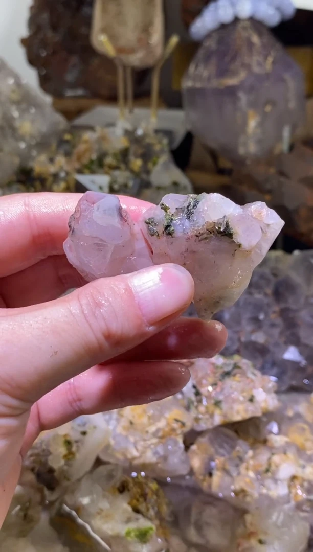 未镶嵌珠宝半成品水晶34号2颗花园