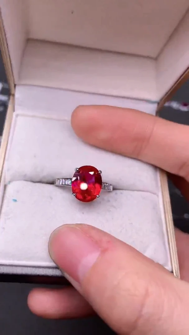【闪购商品】红宝石戒指银S925镶嵌.....