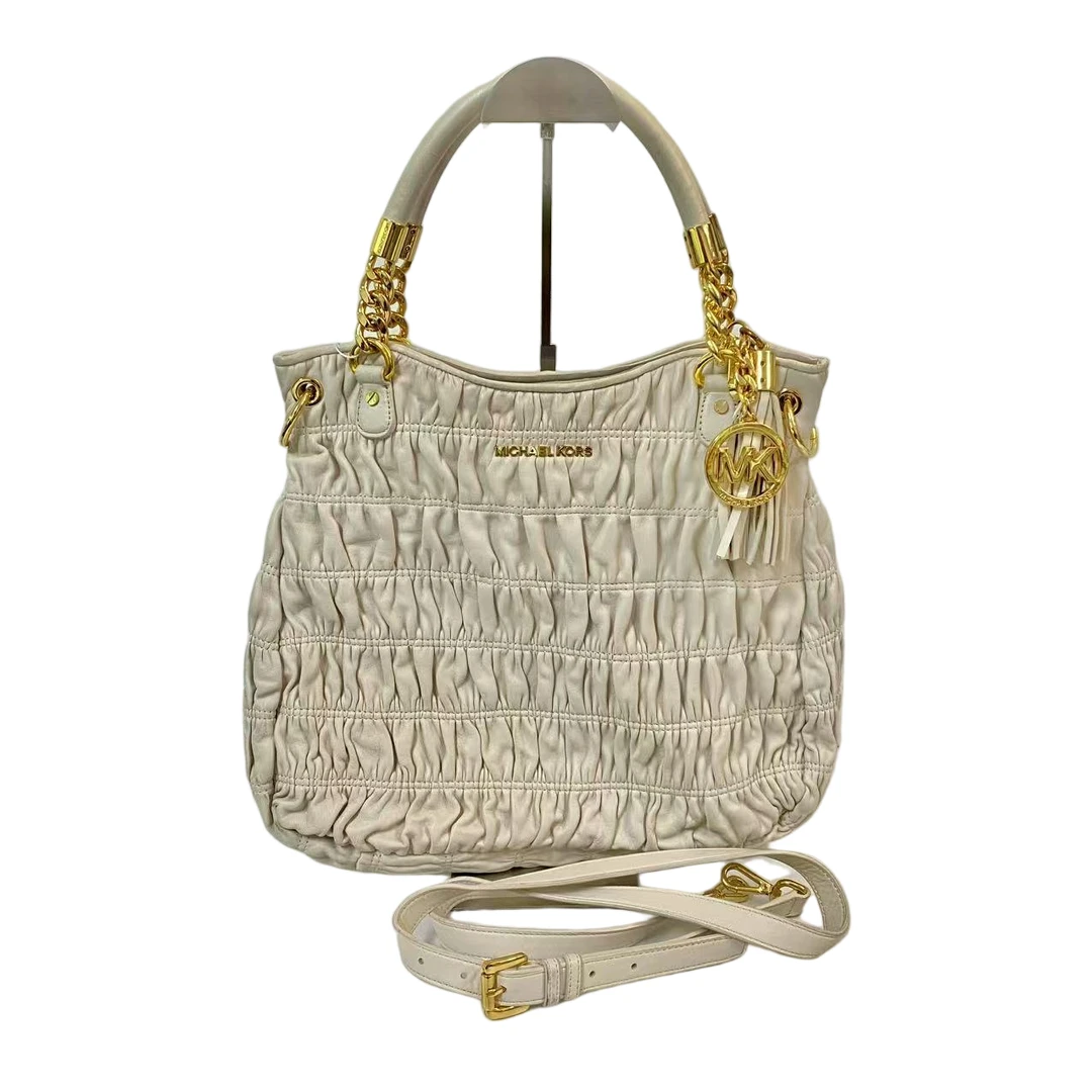 95新 MICHAEL KORS/迈克高仕 白色斜挎包  Y-50420-B