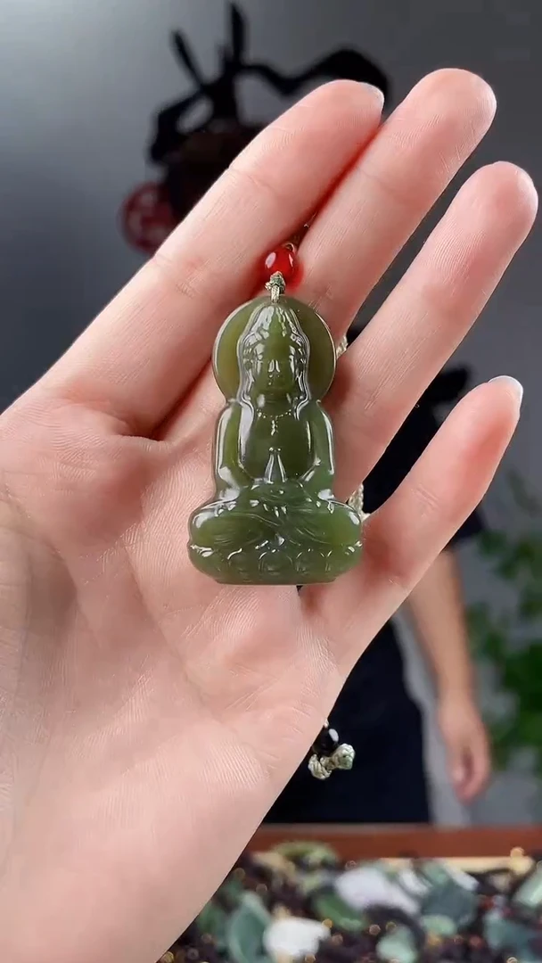和田玉未镶嵌颈饰拍一发一，多样性发货