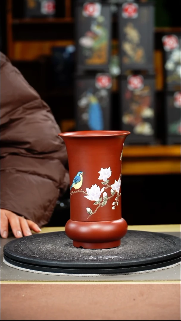 紫砂花盆紫砂花盆