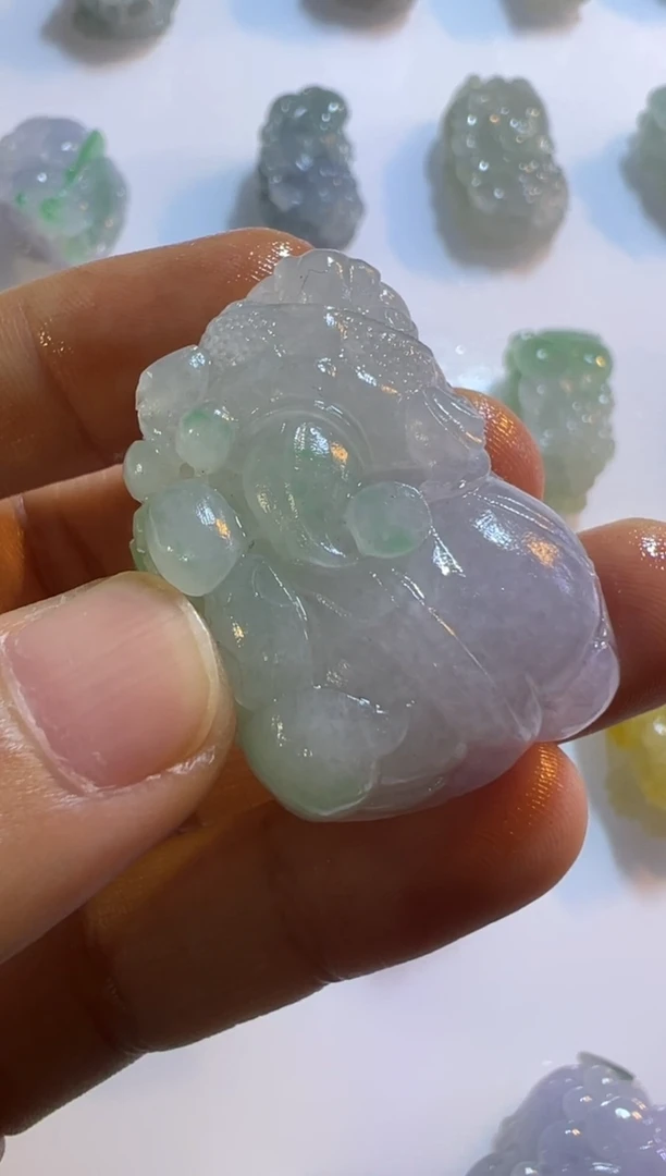 未镶嵌定制翡翠貔貅