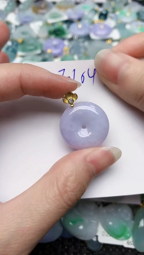 颈饰未镶嵌翡翠天然缅甸A货翡翠百元以上9元证书费自理