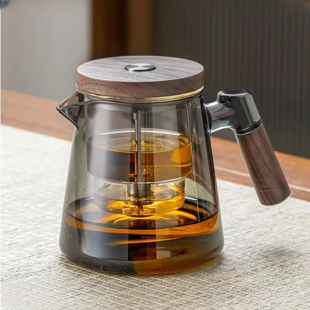 一键茶水分离泡茶壶家用耐热玻璃内胆飘逸杯功夫茶具泡茶杯新款
