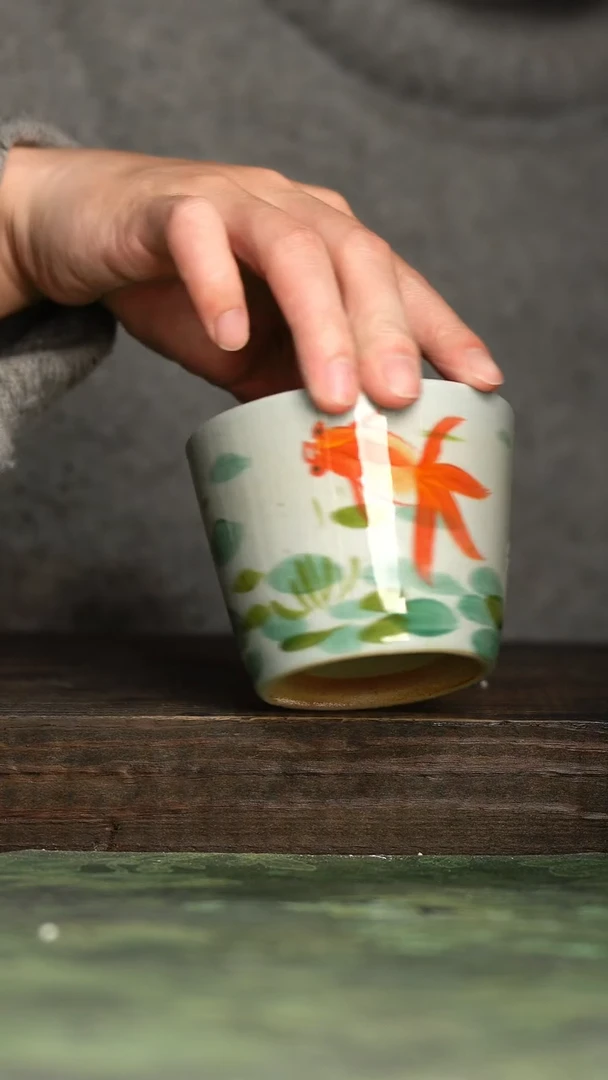 【闪购商品】杯青诗手工手绘瓷器