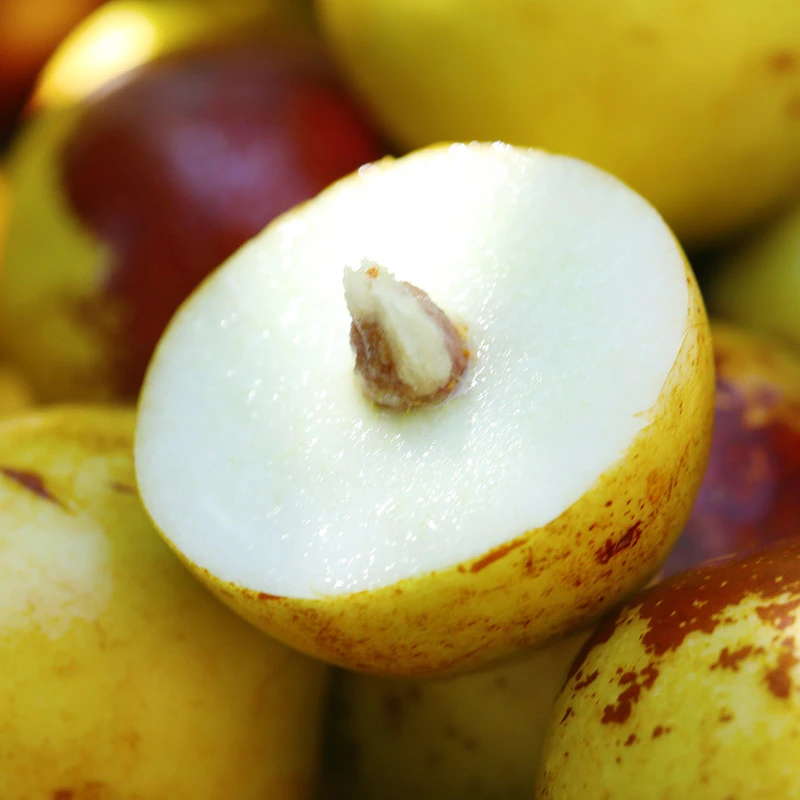 陕西大荔新鲜冬枣现摘现发口感脆甜皮薄肉厚顺丰快递到家