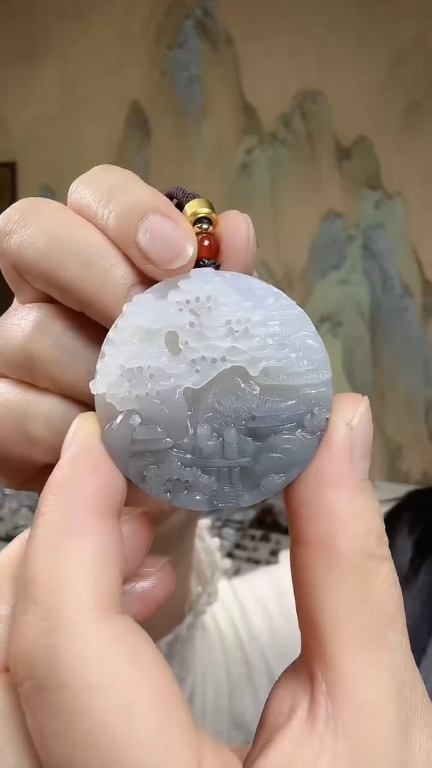 颈饰未镶嵌和田玉.