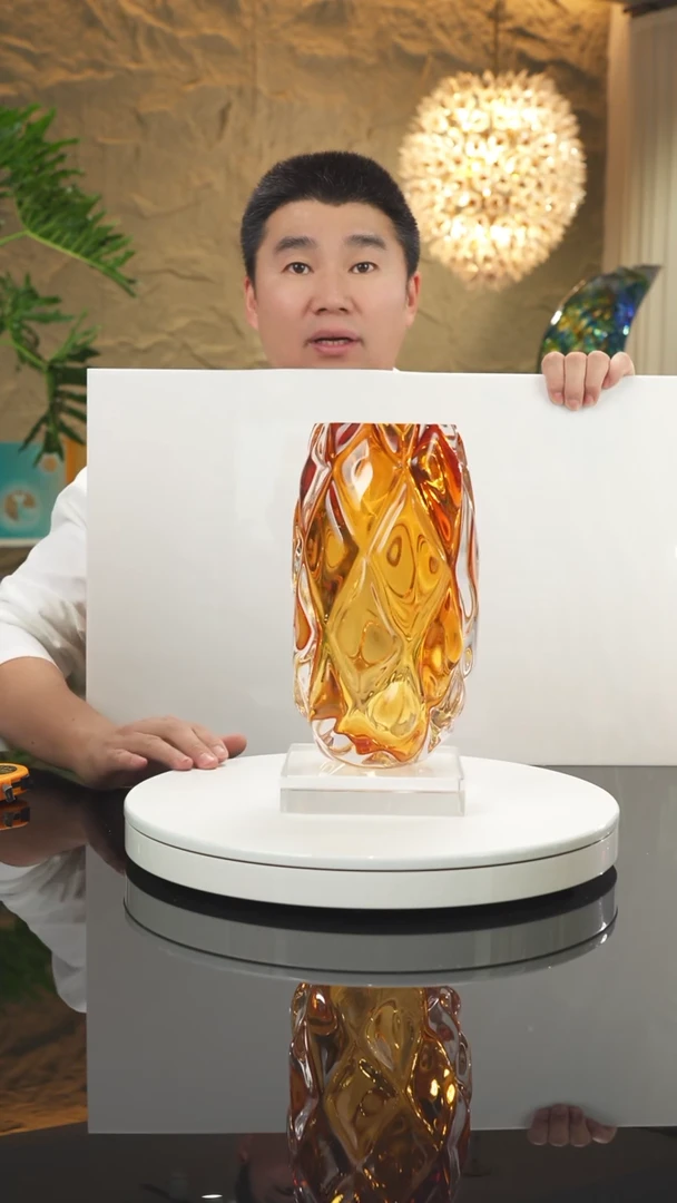 【闪购商品】摆件设计款琥珀花瓶