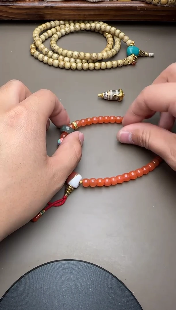 【闪购商品】南红玛瑙链子足金镶嵌南红手持531236513513