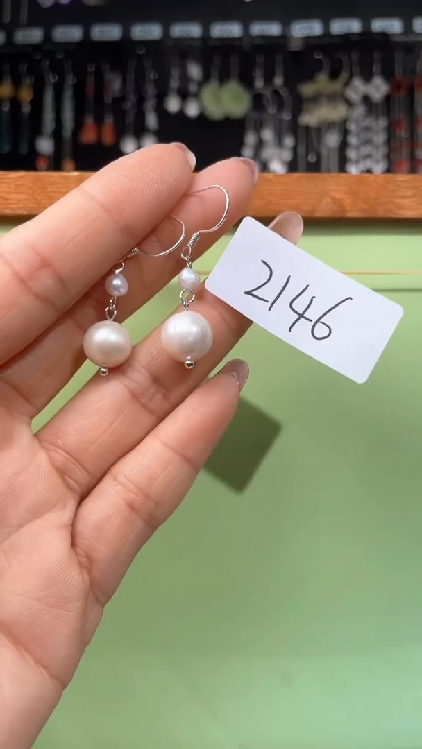 紫晶耳饰银S925镶嵌喜欢拍