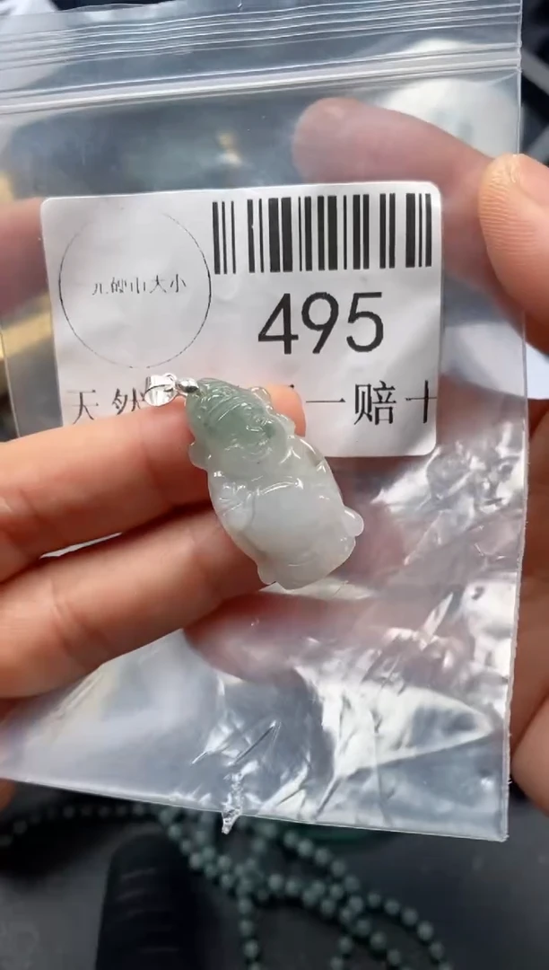 翡翠未镶嵌吊坠(不含链)495