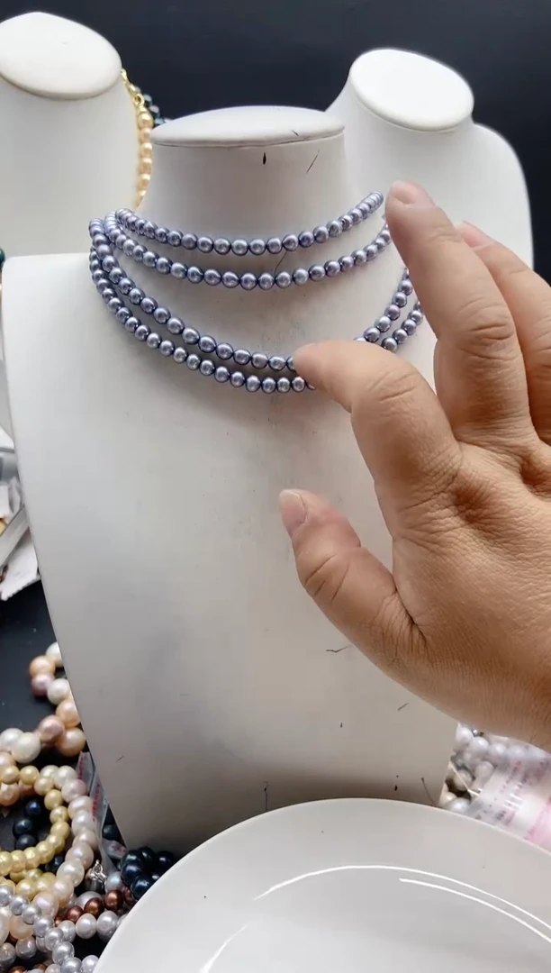 淡水珍珠未镶嵌颈饰1