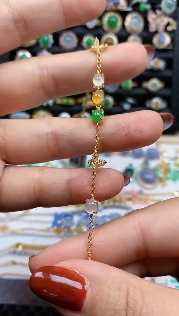 银S925镶嵌戒指翡翠157