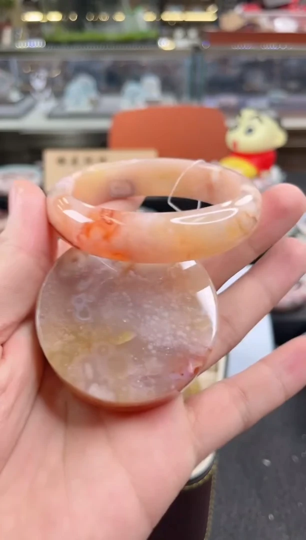 未镶嵌手镯石英质玉57圈口 （赠品镯心）346897