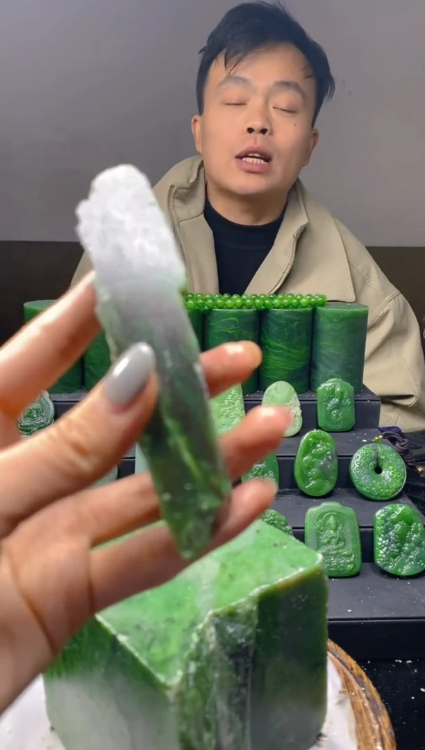 未镶嵌和田玉珠宝半成品1
