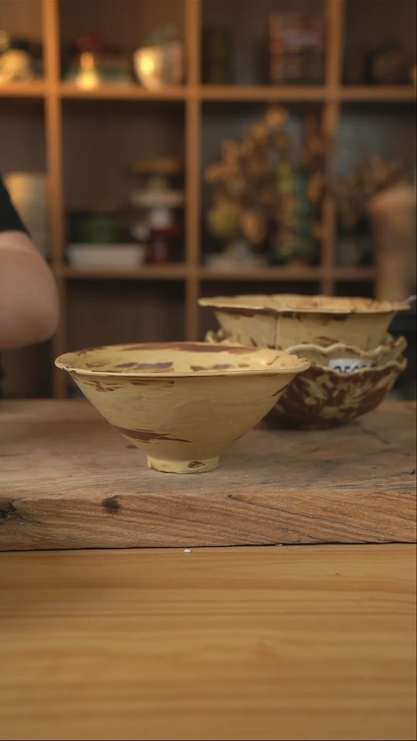 031石头系列的斗笠面碗