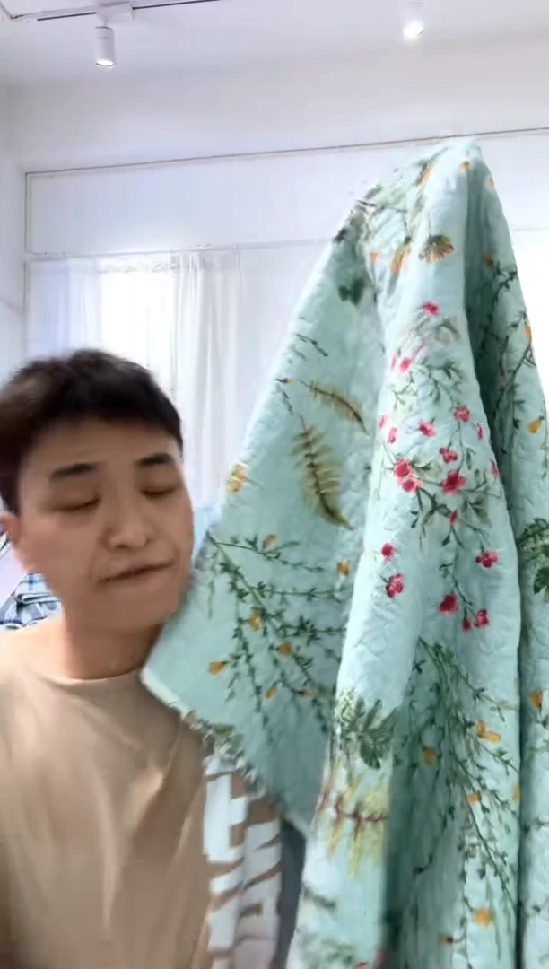 棉180*200纯棉床盖13号微瑕