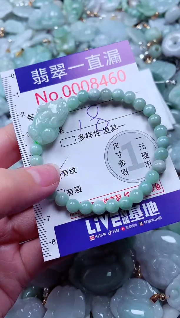 吊坠(不含链)未镶嵌翡翠8460