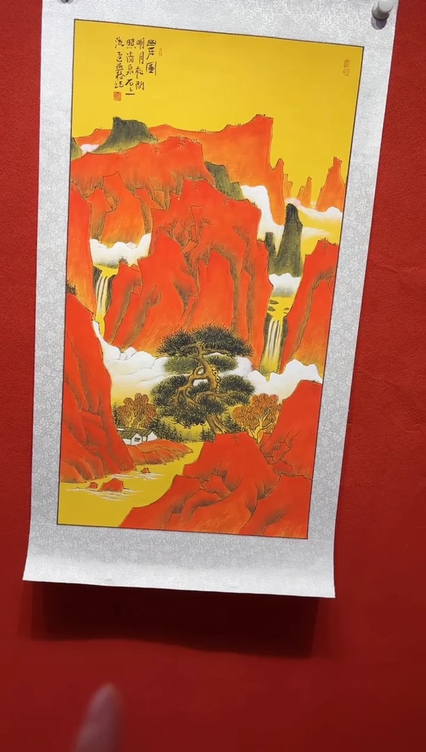 国画秦燕格国画手绘作品Y24