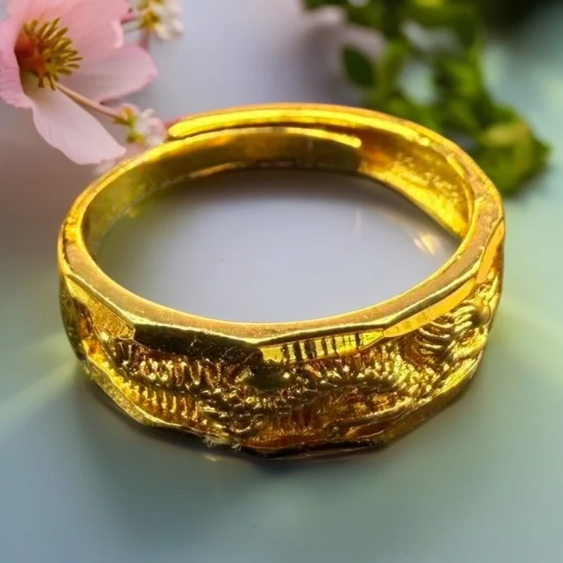 【瑶瑶推荐】时尚精美龙行天下戒指合金戒指JZ6789