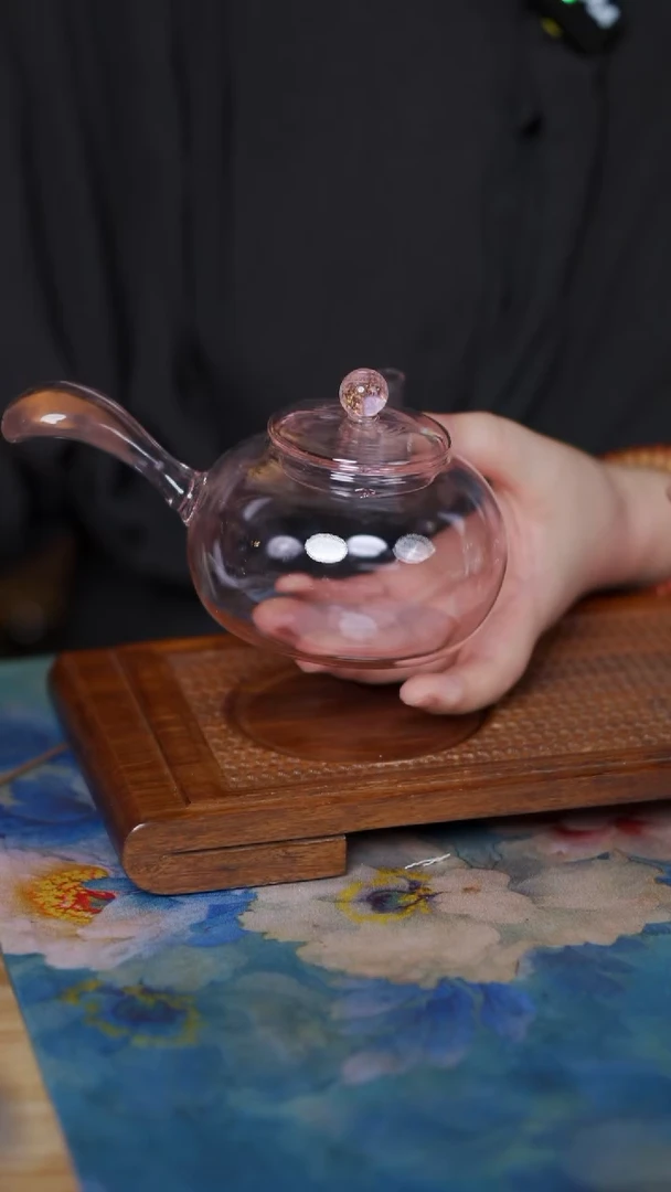 粉色 侧把壶