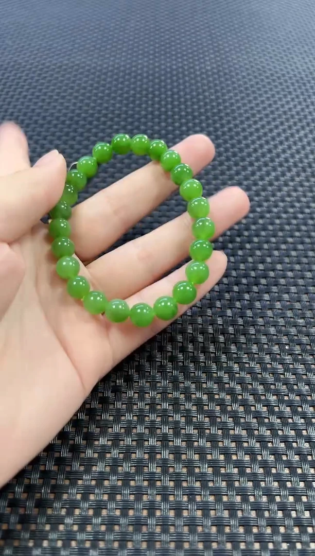 未镶嵌手串和田玉x****o约8mm+ （多样性发一件）0993